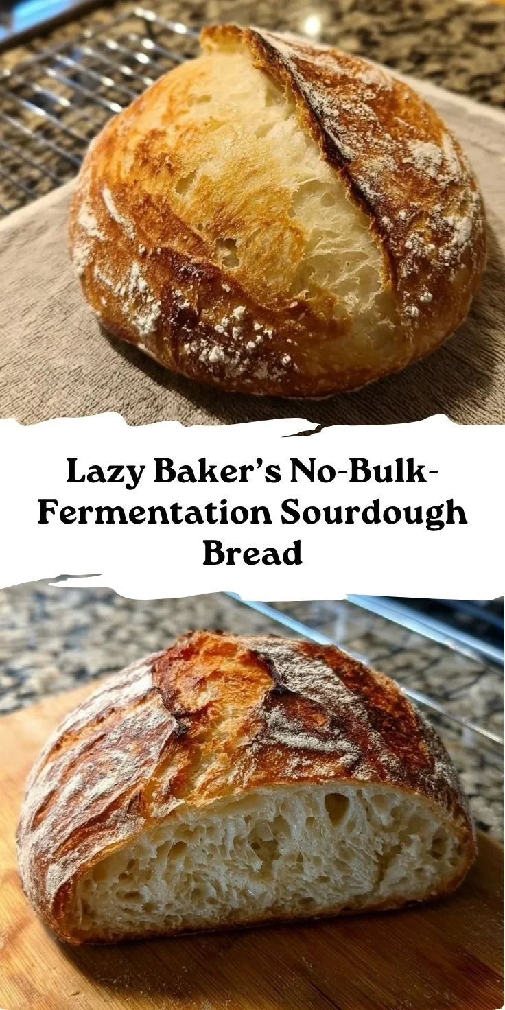 Lazy Baker’s No-Bulk-Fermentation Sourdough Bread