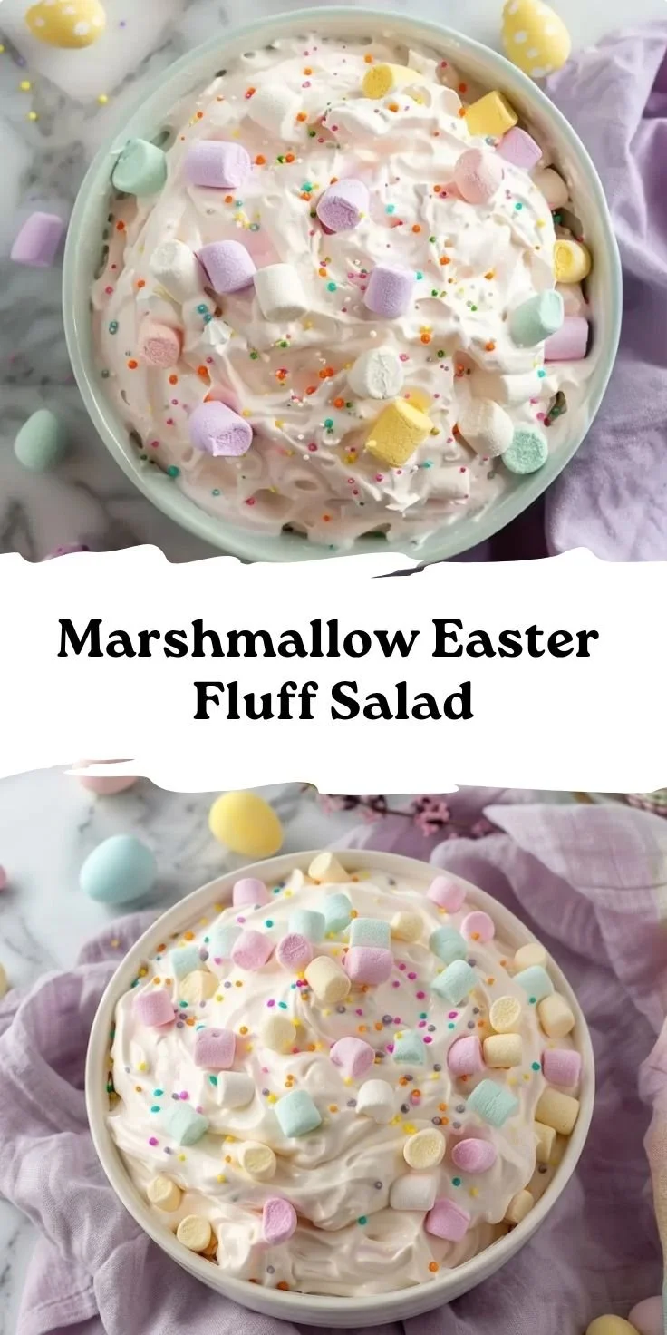 Marshmallow Easter Fluff Salad