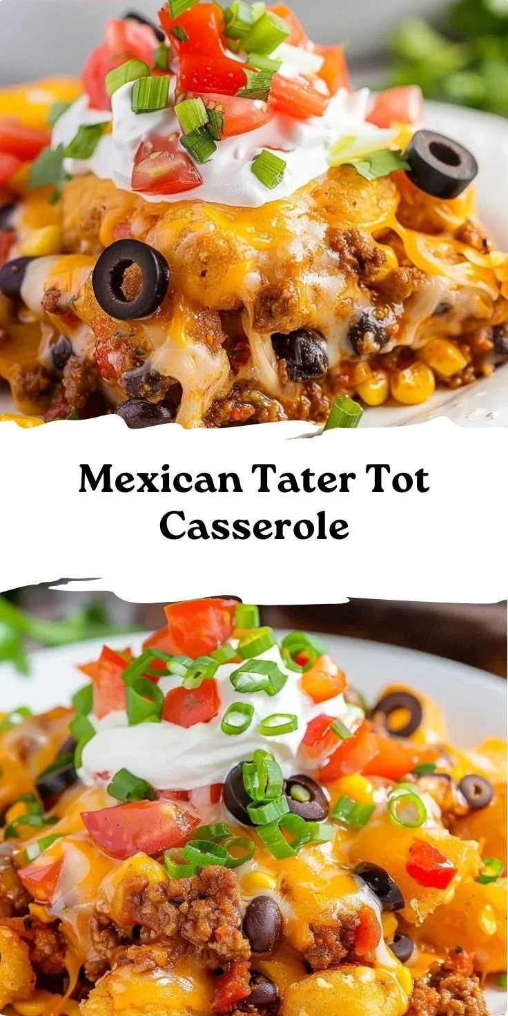 Mexican Tater Tot Casserole