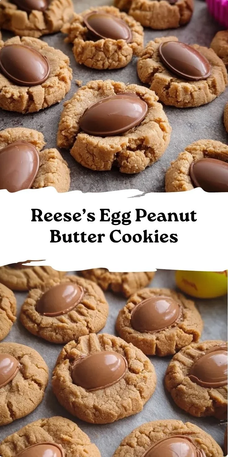 Reese’s Egg Peanut Butter Cookies