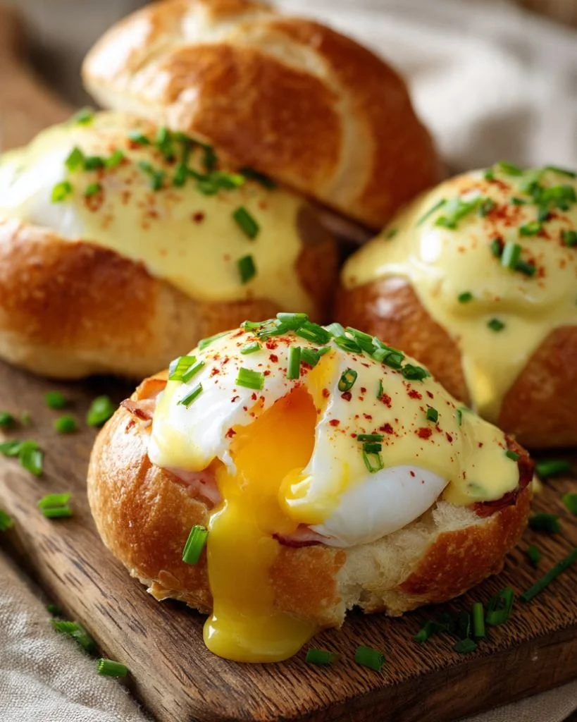 Eggs Benedict Breakfast Rolls