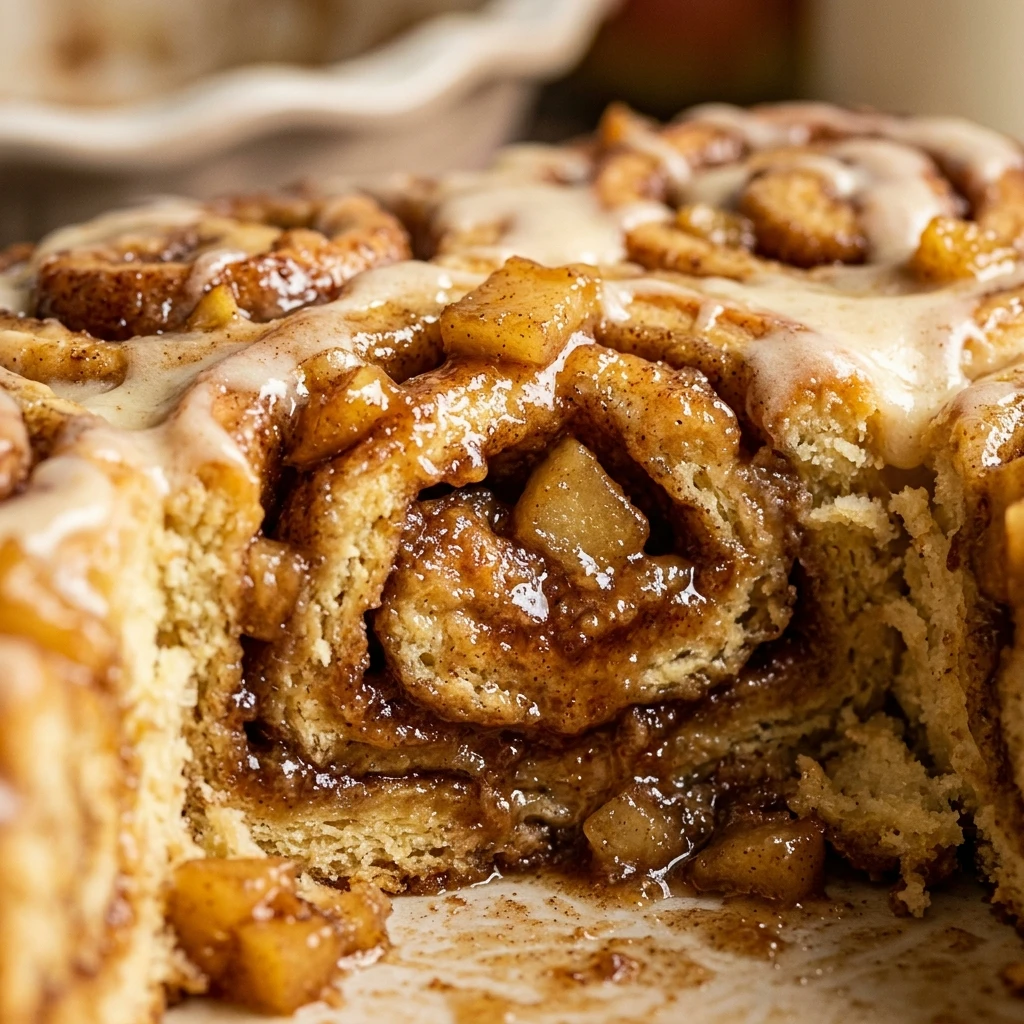 Apple Cider Cinnamon Roll Cake Recipe