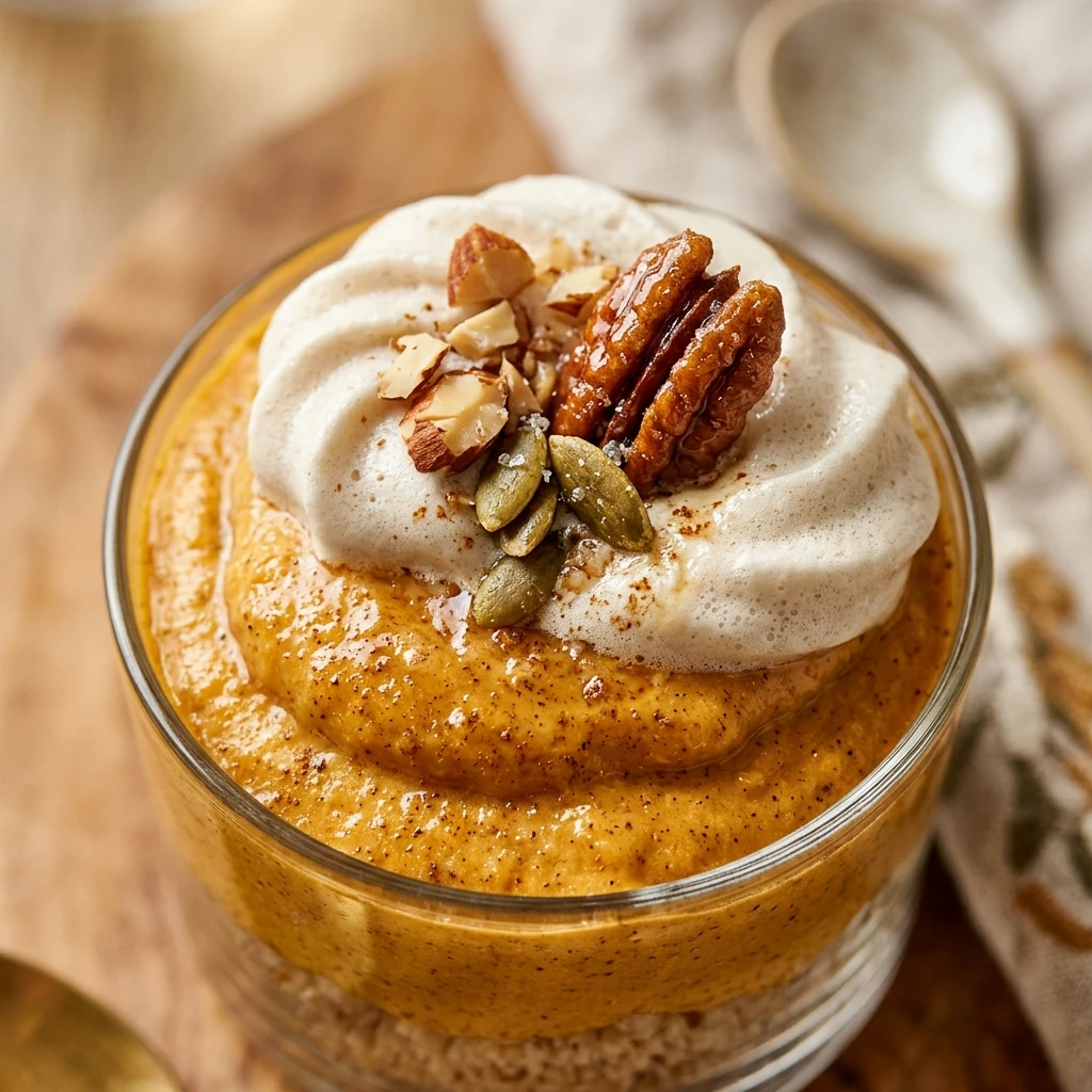 High Protein Pumpkin Mousse Cups Recipe
