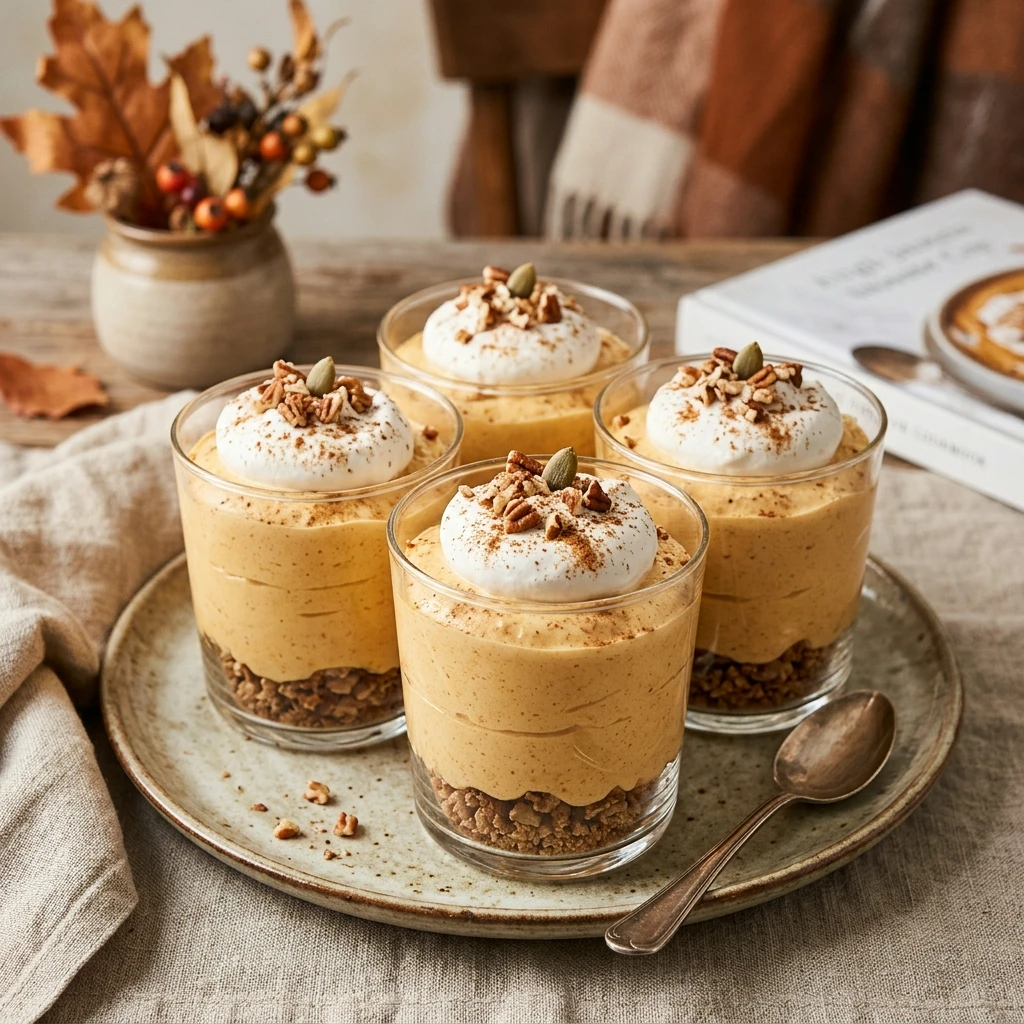High Protein Pumpkin Mousse Cups Recipe